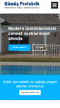 Mobile Screenshot of gumusprefabrik.com